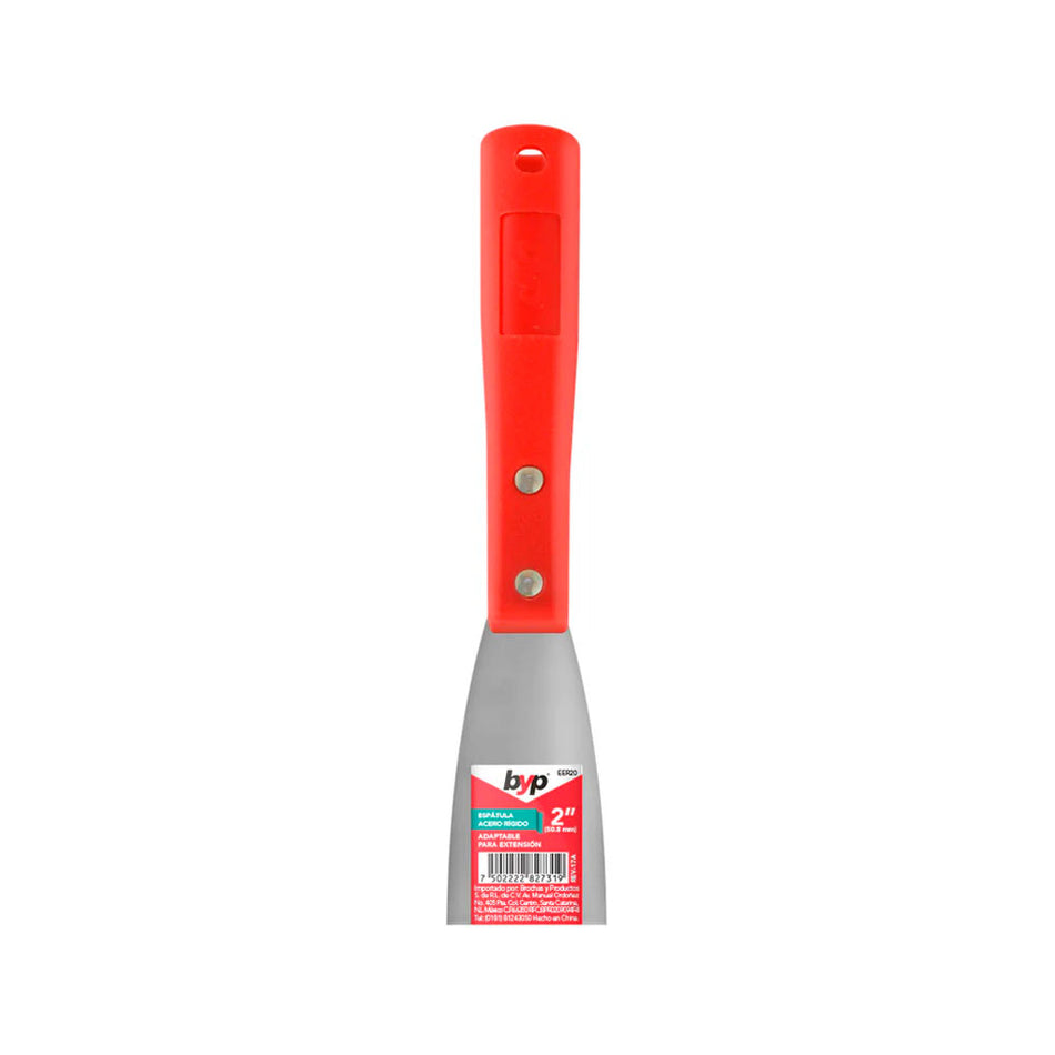 ESPÁTULA 2" RÍGIDA MANGO PLÁSTICO, BYP