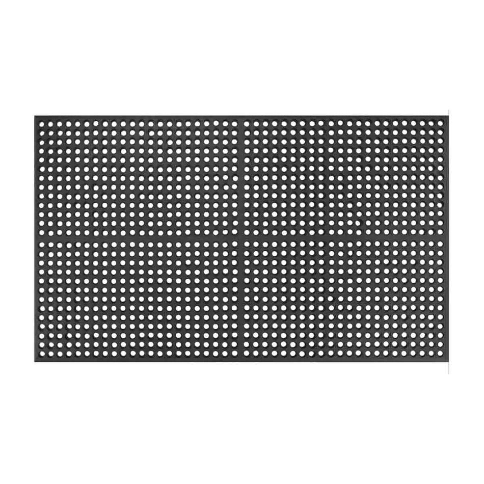 TAPETE ANTIFATIGA (USA) DE DESAGUE NEGRO