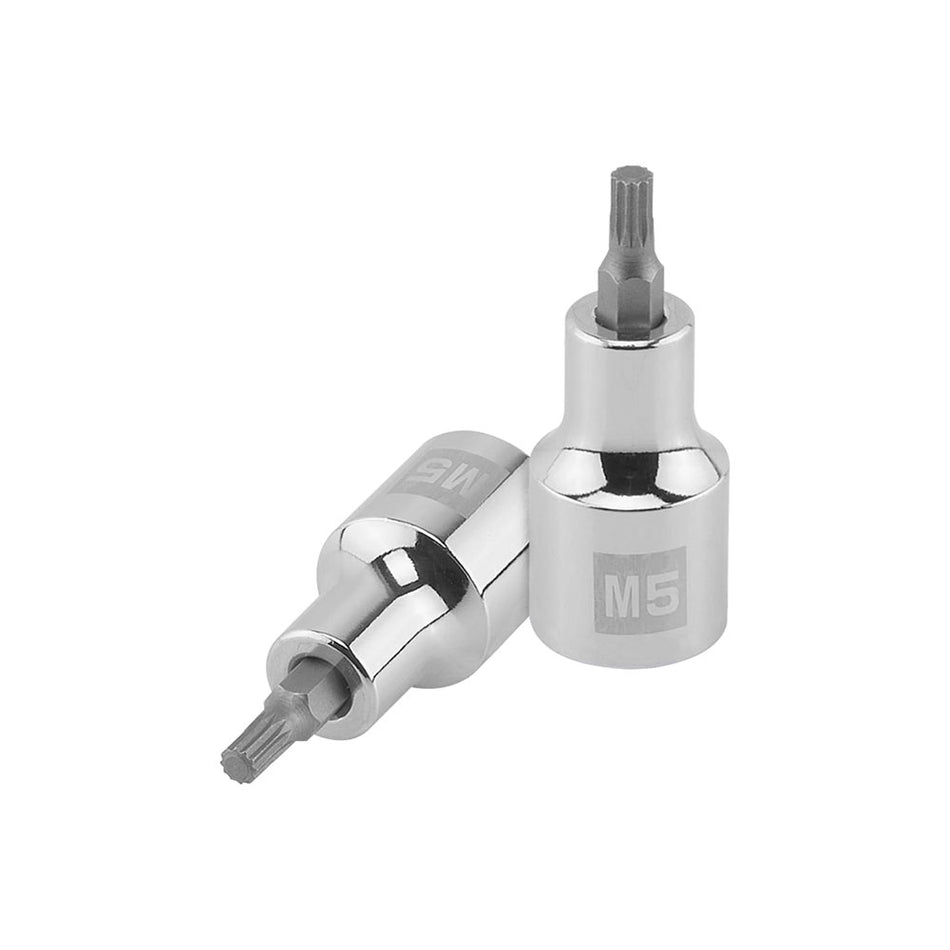 Dado punta corta bristol M5, cuadro 1/2'