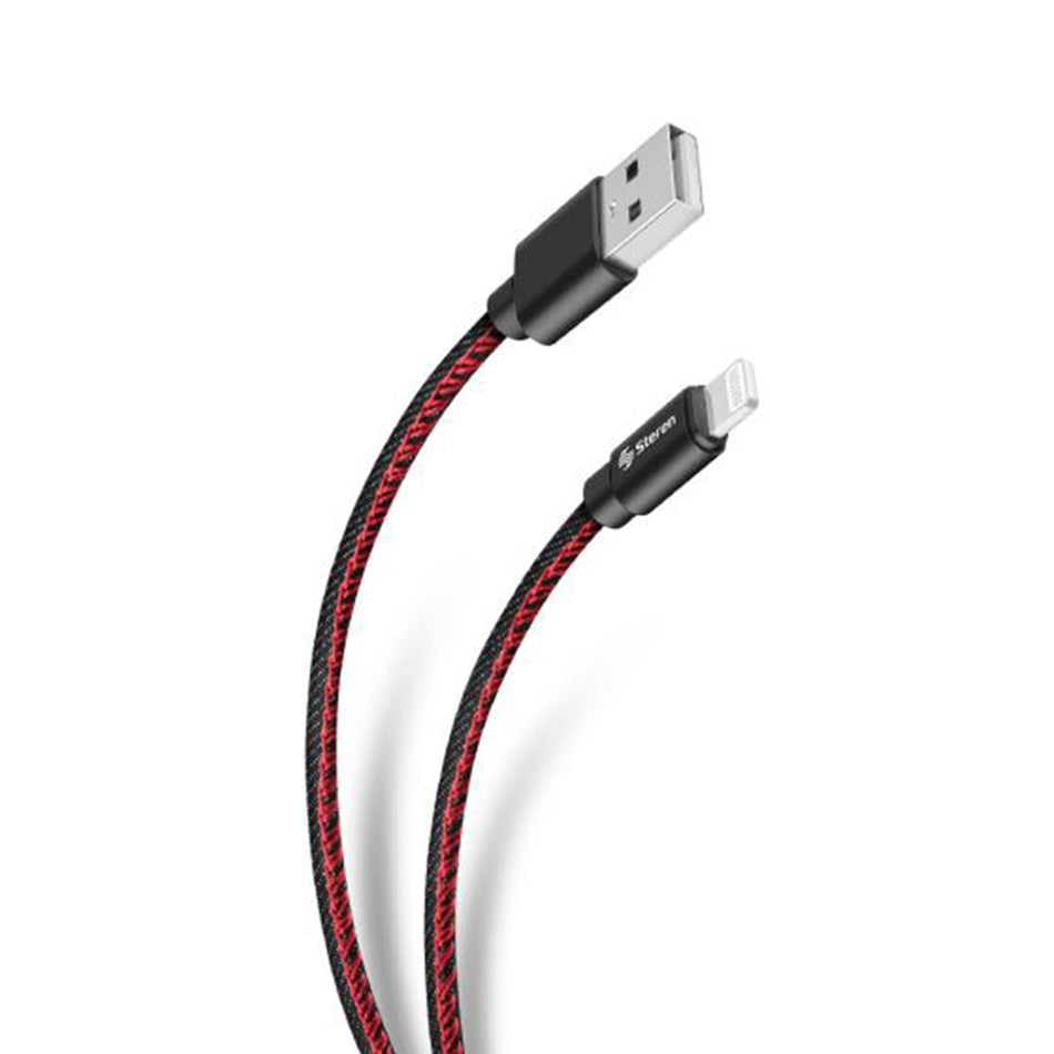 CABLE USB A LIGHTNING DE 1,2M C/FORRO