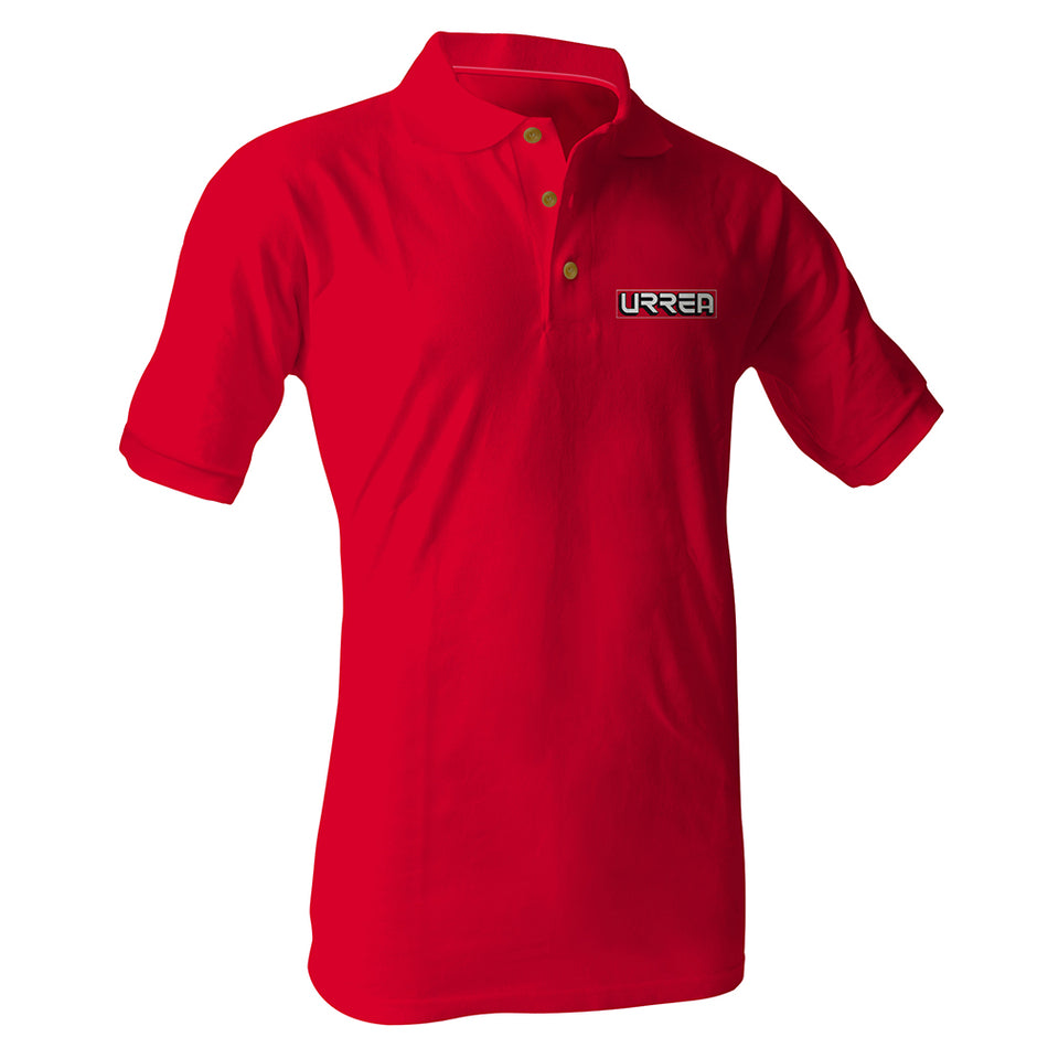 Playera tipo polo para caballero color rojo talla L Urrea URRPORL