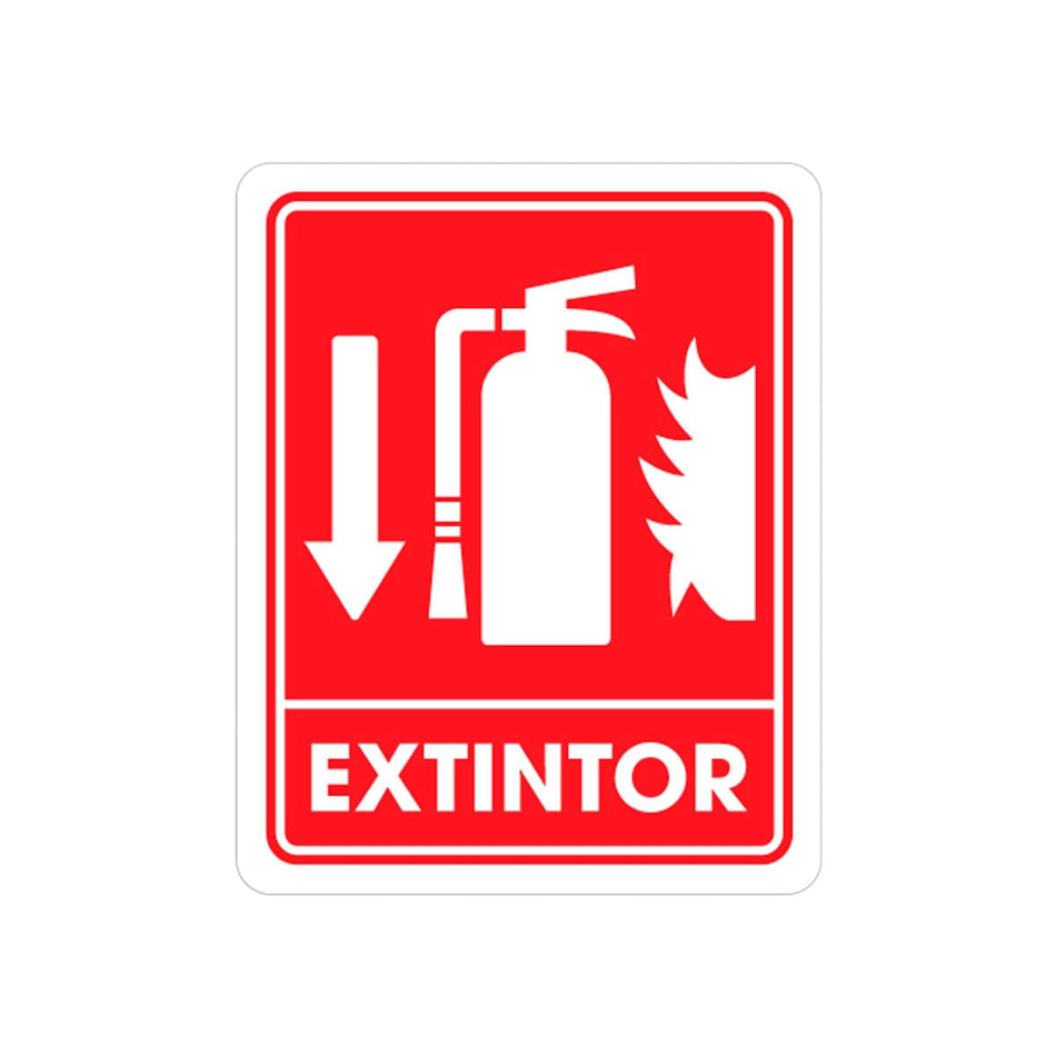 SEÑALAMIENTO EXTINTOR 25 X 35CM, WESTON