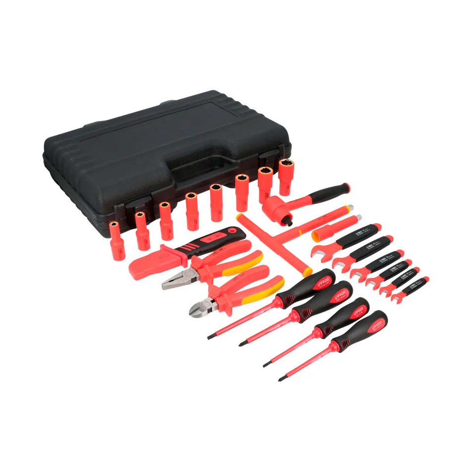Juego combinado de herramientas para electricista, 23 piezas Urrea JE23V