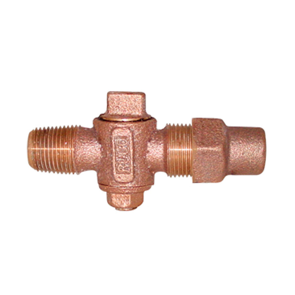 13MM. VALVULA INSERCION TUBO D/COBRE, RU