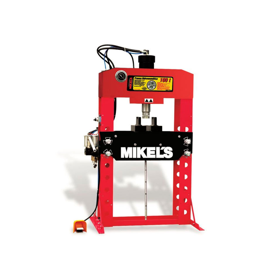 Prensa hidroneumática con pistón y manóm MIKELS PHB-100