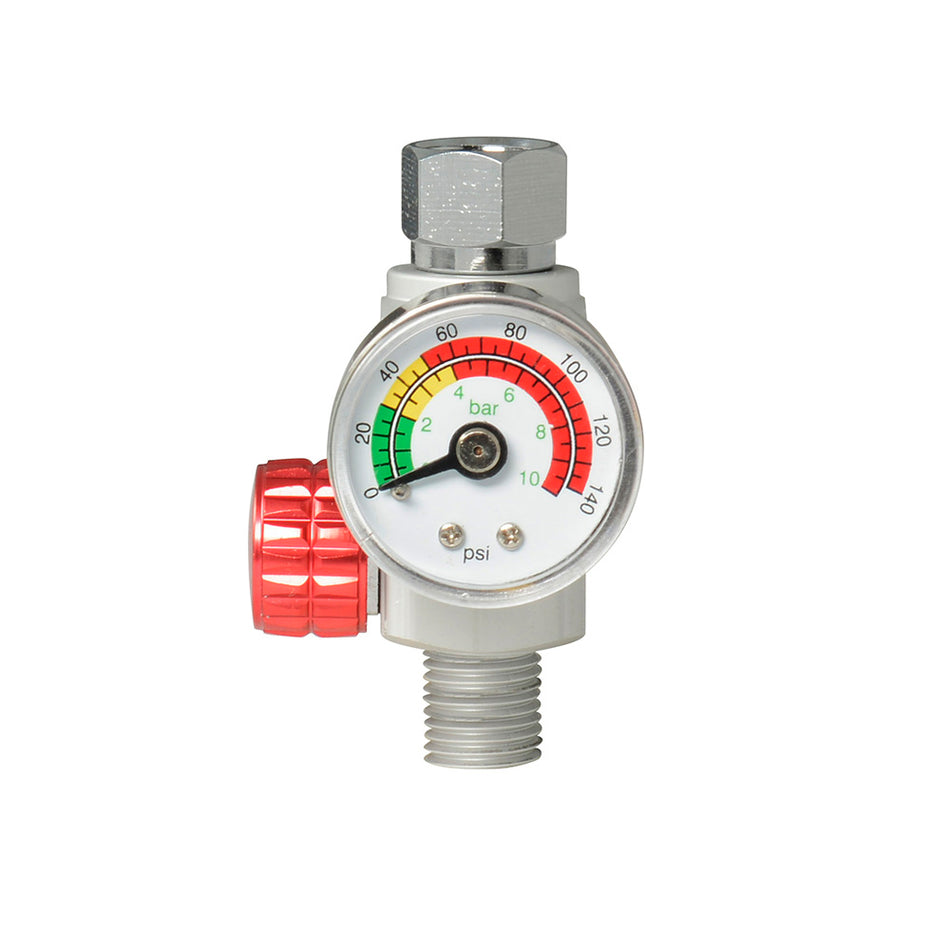 Regulador de aire con manómetro 1/4" NPT, 140PSI Urrea UPR2