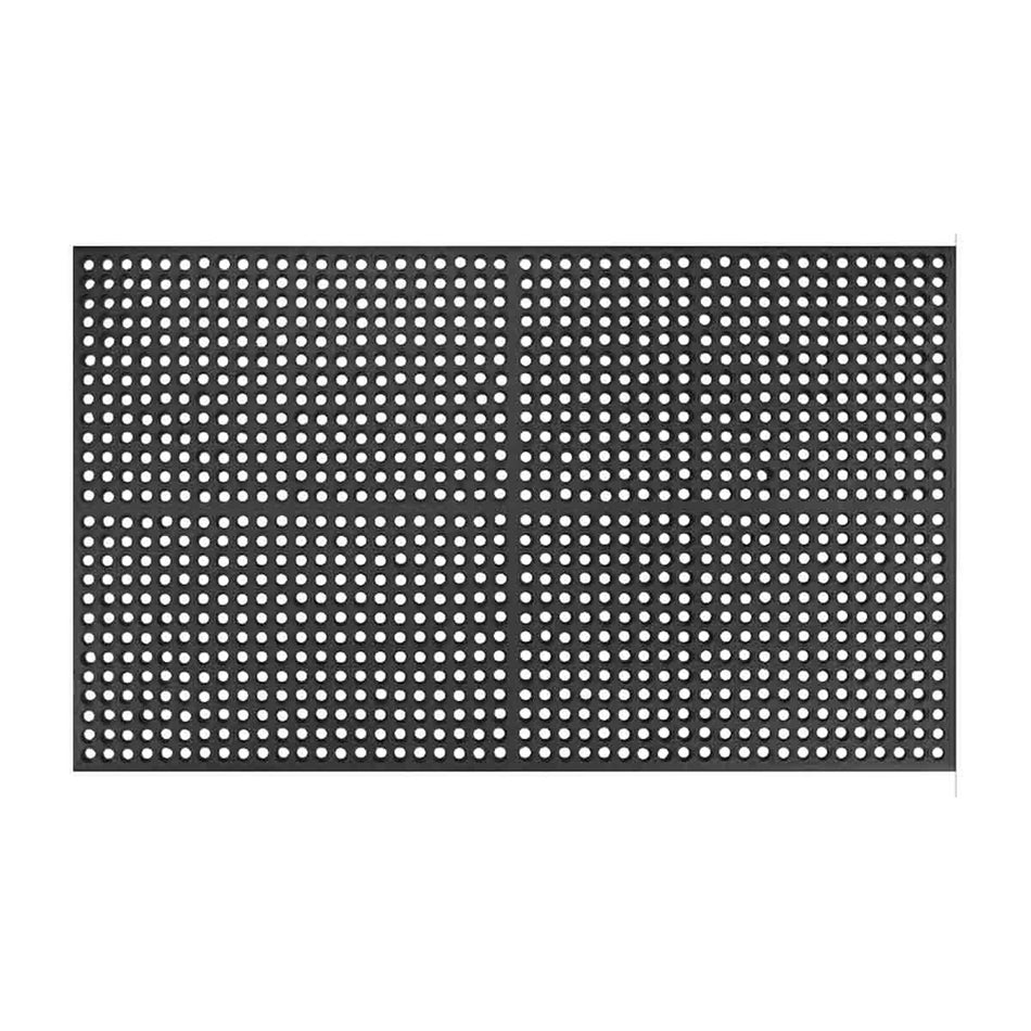 TAPETE ANTIFATIGA (USA) DE DESAGUE NEGRO
