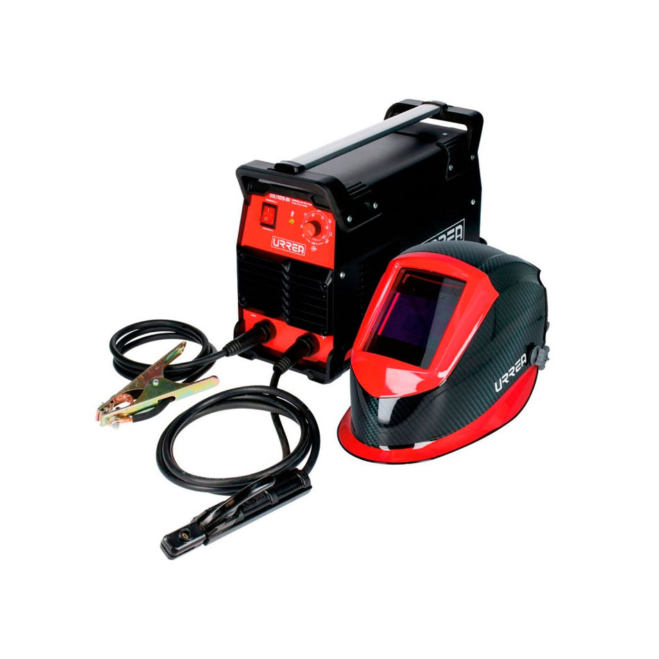 Juego de soldadora inverter con careta, 2 piezas Urrea JSIC2