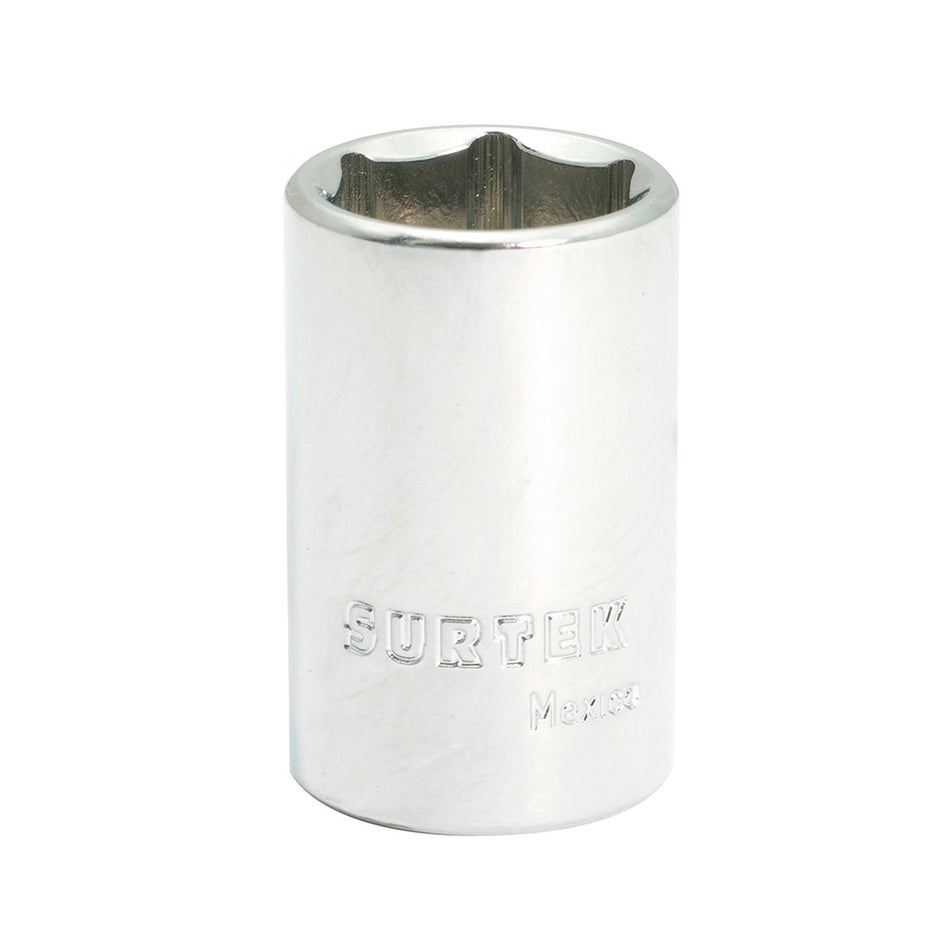 Dado cuadro de 1/2", 6 puntas, métrico, 16 mm Surtek F5816HM