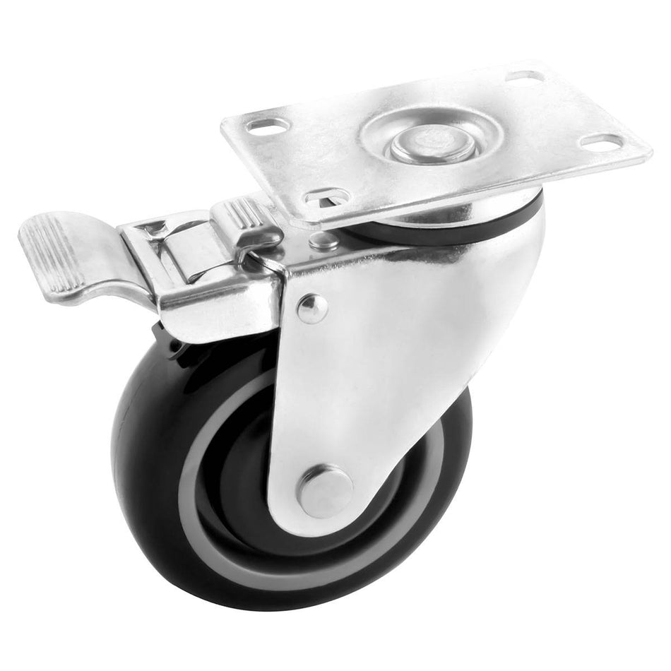 RODAJA PU/PP 4" P/CARRITO SUPER GIRA. C/