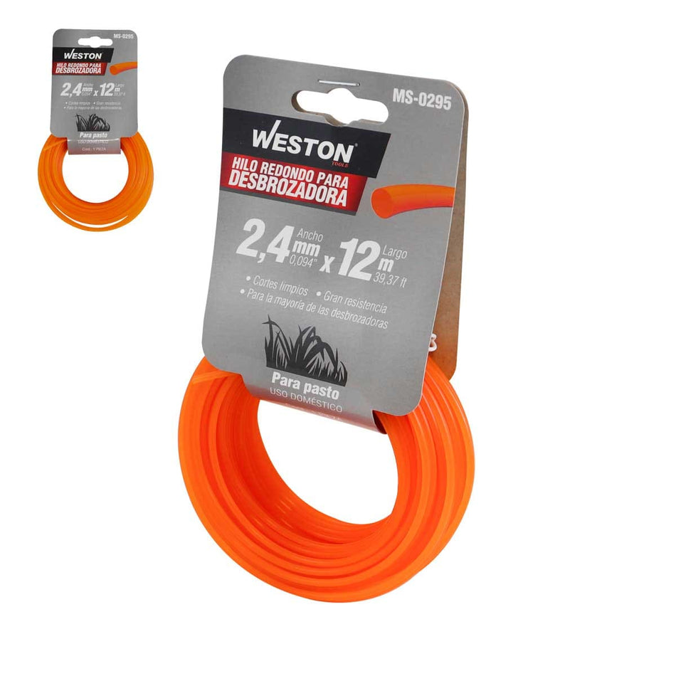 HILO REDONDO P/DESBROZADORA EN CABALLETE