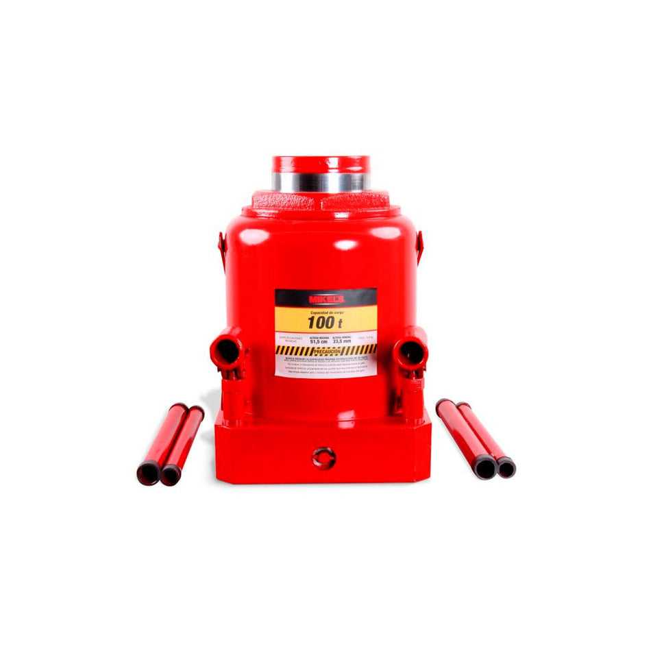 Gato hidráulico de botella (100 ton, bom MIKELS GH-100