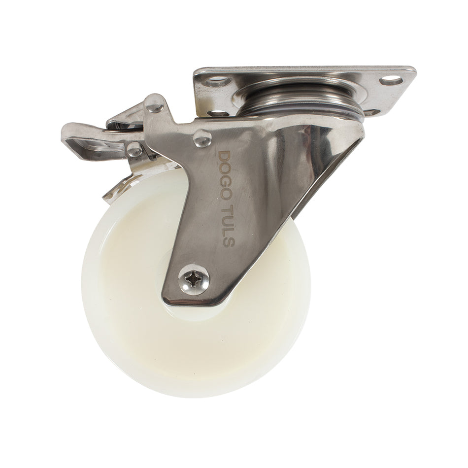 RODAJA ACERO INOX NYLON GIRA Y FRENO 4" DOGOTULS ZF5167