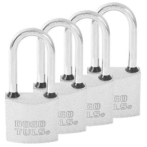 CANDADO JGO 4PZ HIERRO 38MM GANCHO LARGO DOGOTULS SH9044