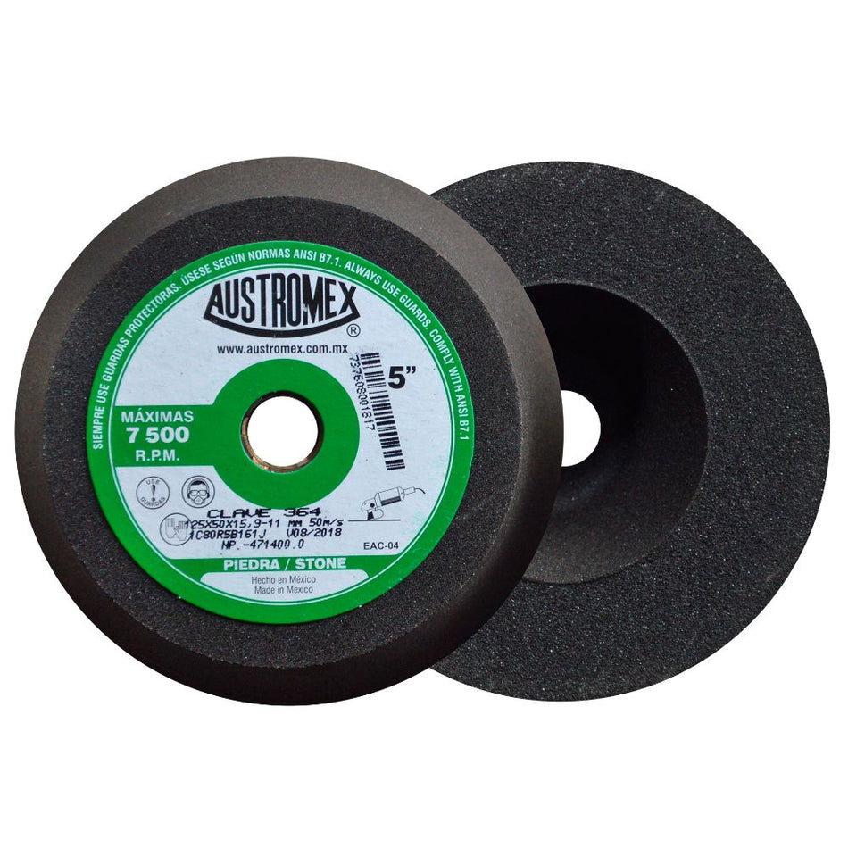 Copa abrasiva de 125 x 50 x 15.9-11H mm