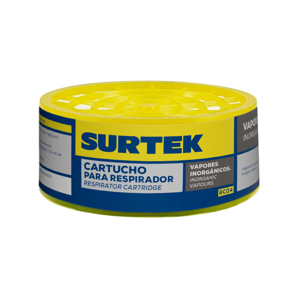 Cartucho para respirador con protección para vapores inorgánicos Surtek RC04