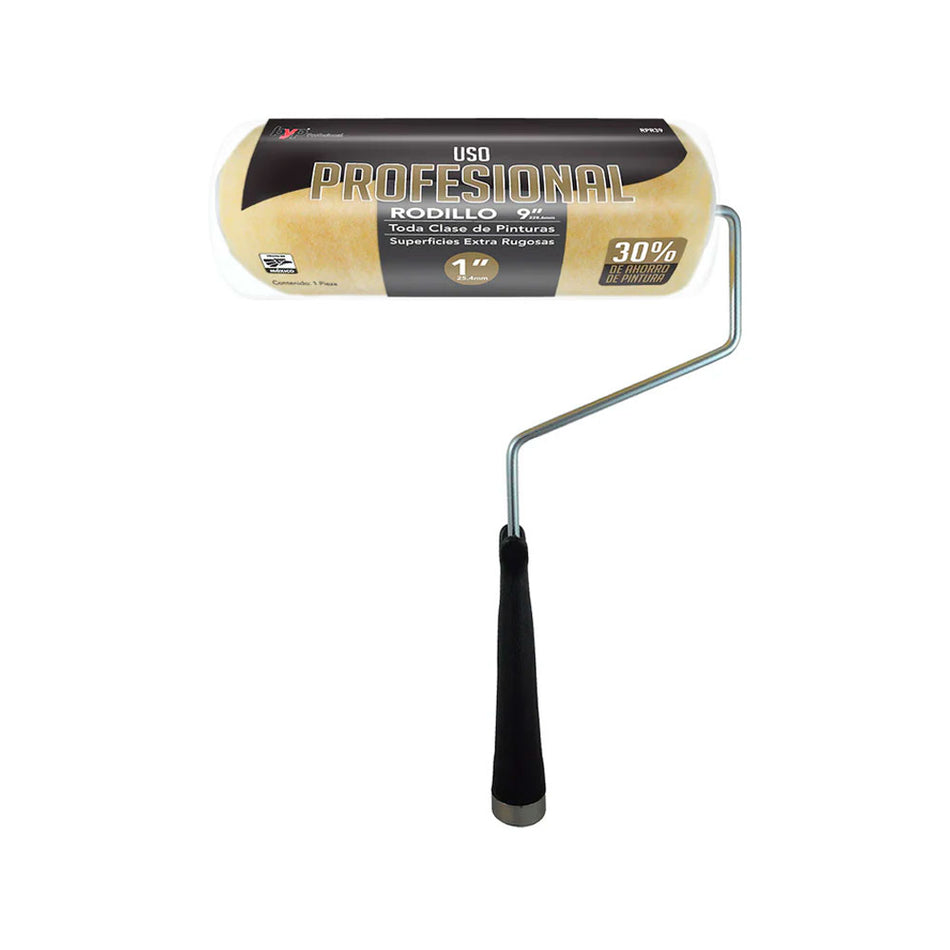 RODILLO 9" PROFESIONAL ALTA DENSIDAD 1",