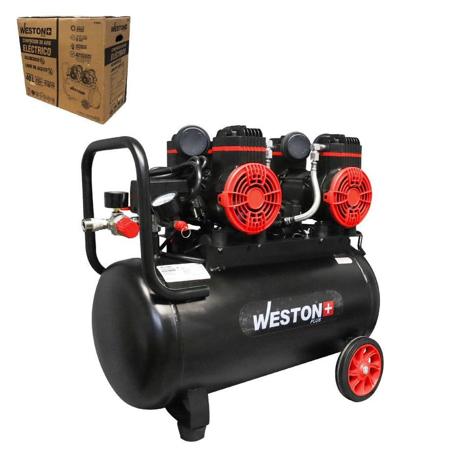 COMPRESOR DE AIRE LIBRE DE ACEITE 40L WP