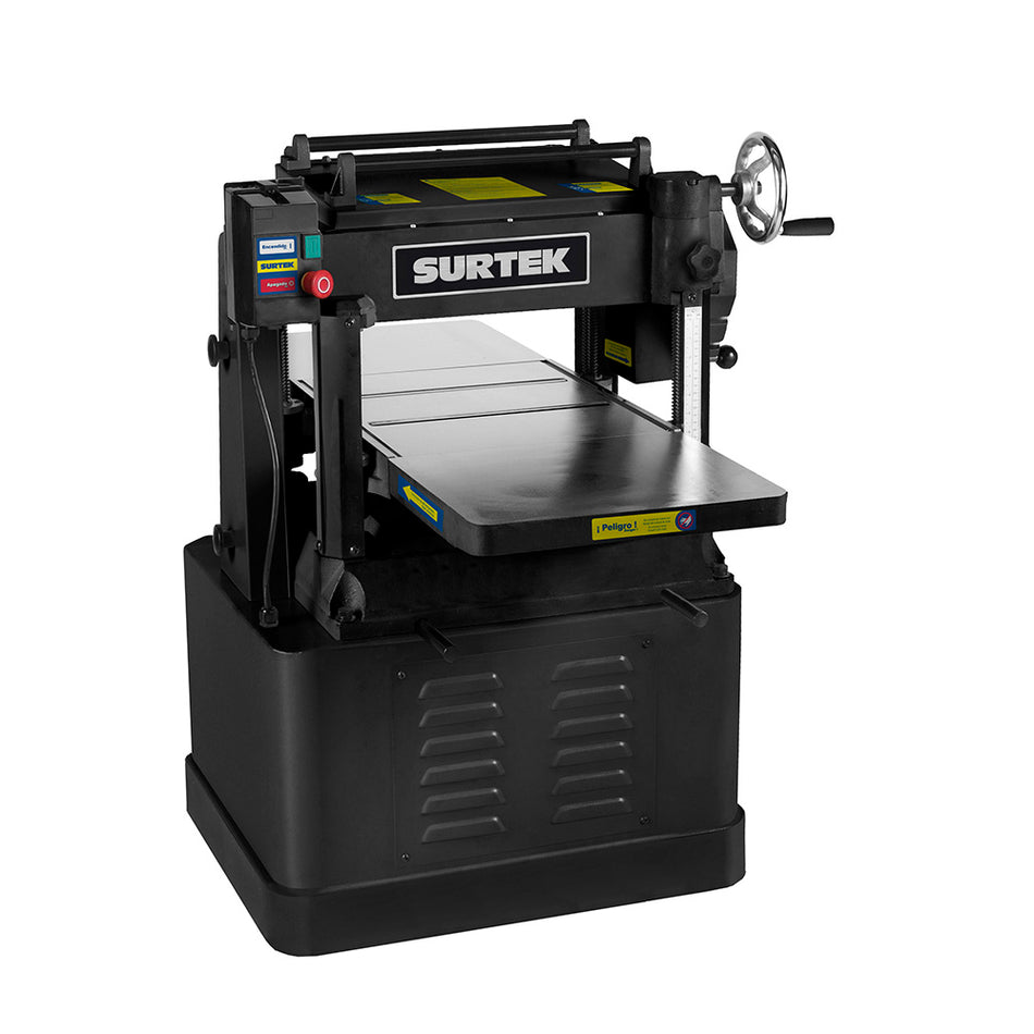 Cepillo estacionario 16" 3 HP 220 V, 5000 RPM Surtek CE716