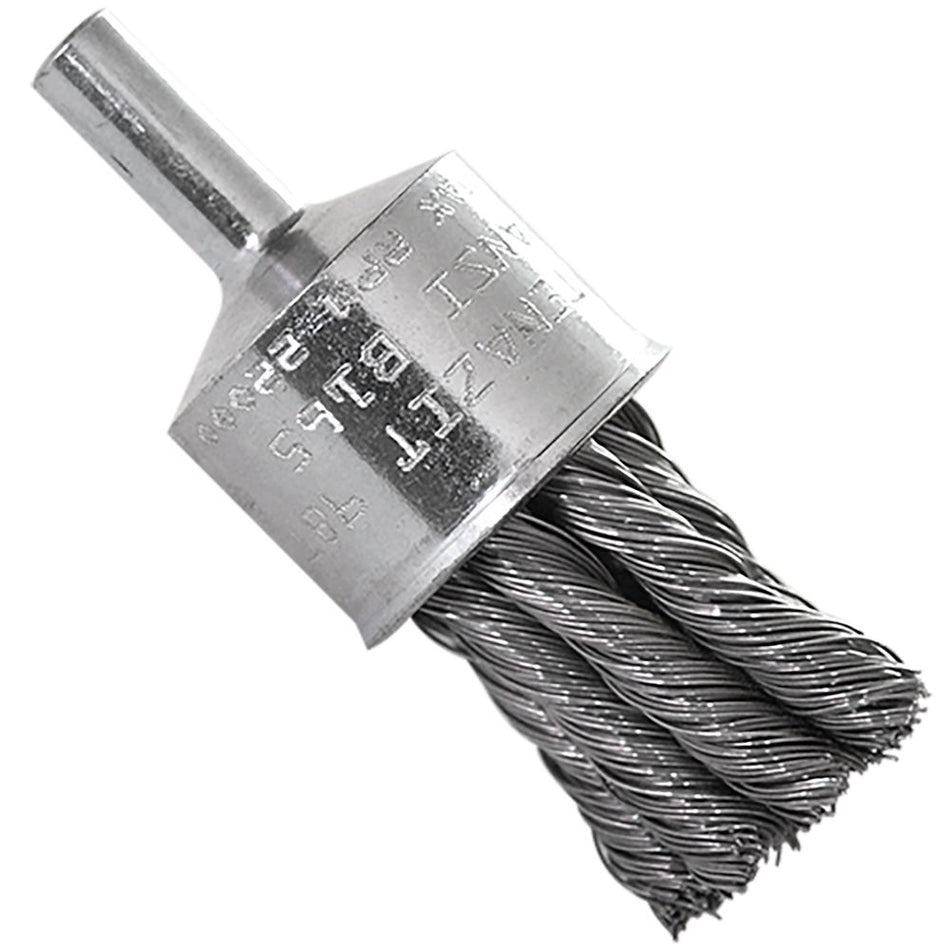 Cepillo trenzado con vastago de 28 x 0.3