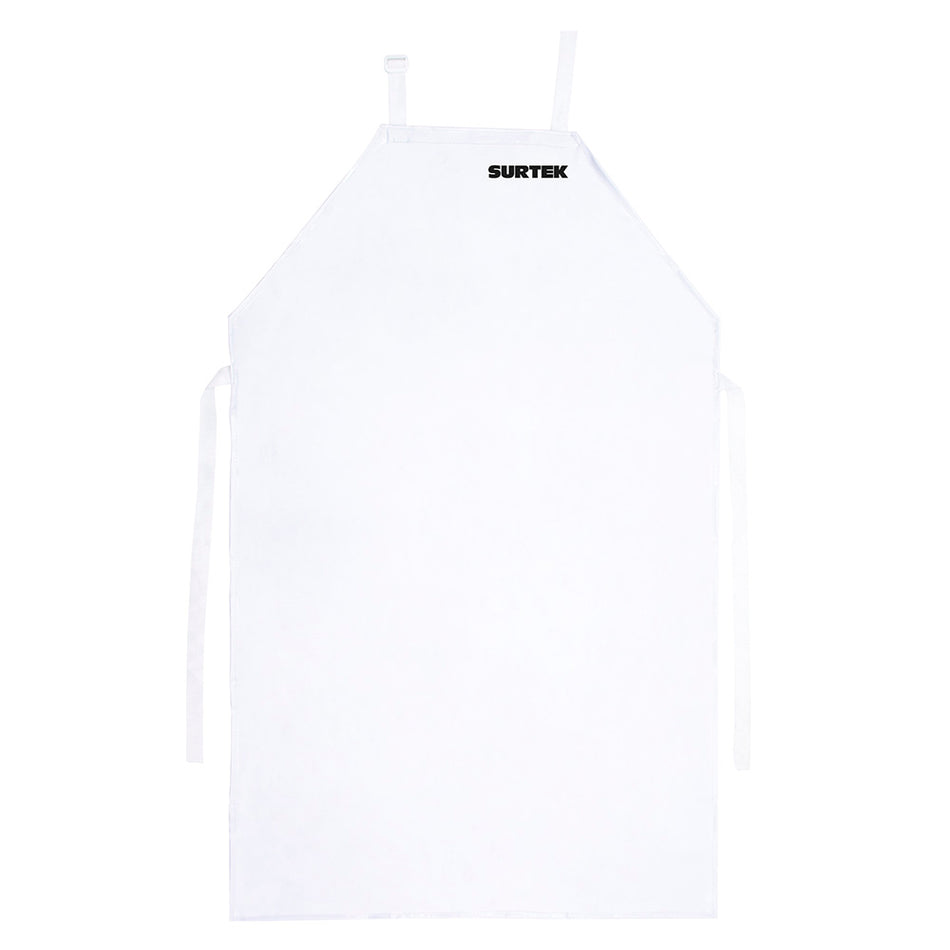 Mandil de PVC dieléctrico color blanco, 1.10 m Surtek 137653