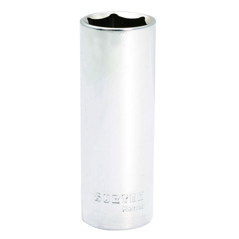 Dado largo cuadro de 1/2", 6 puntas, en pulgadas, 1" Surtek F5832HL