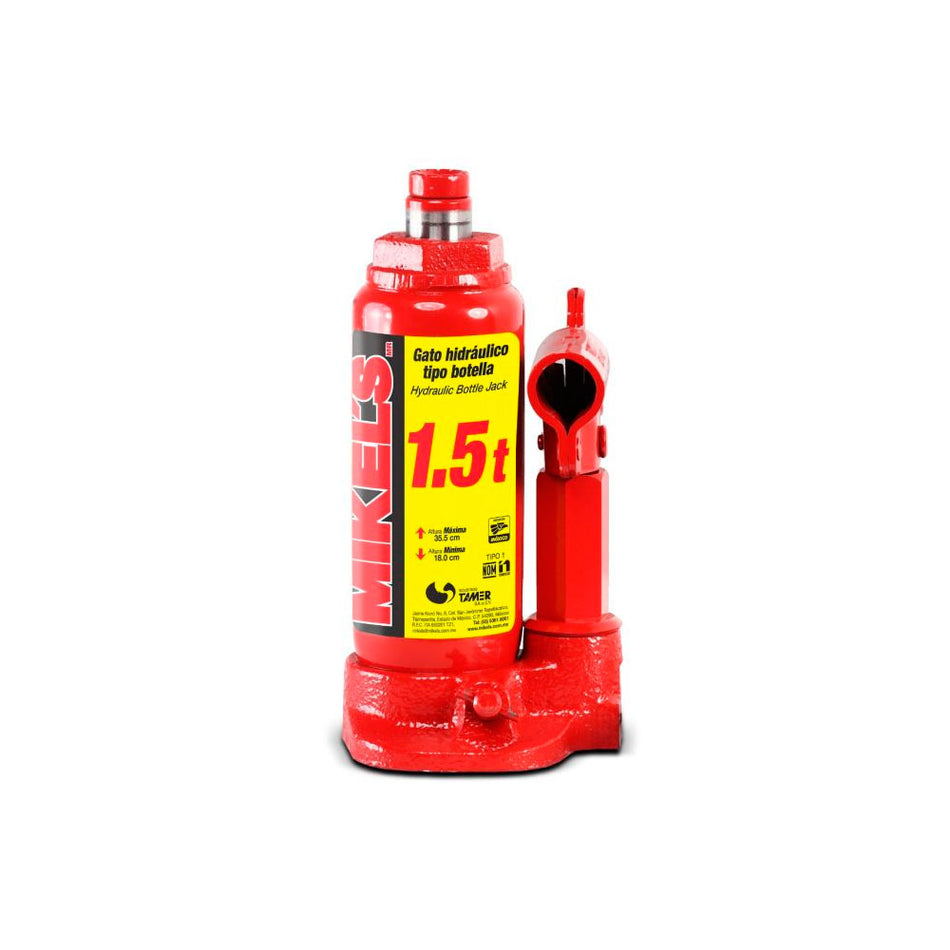 Gato hidráulico de botella con tornillo MIKELS GH-1.5