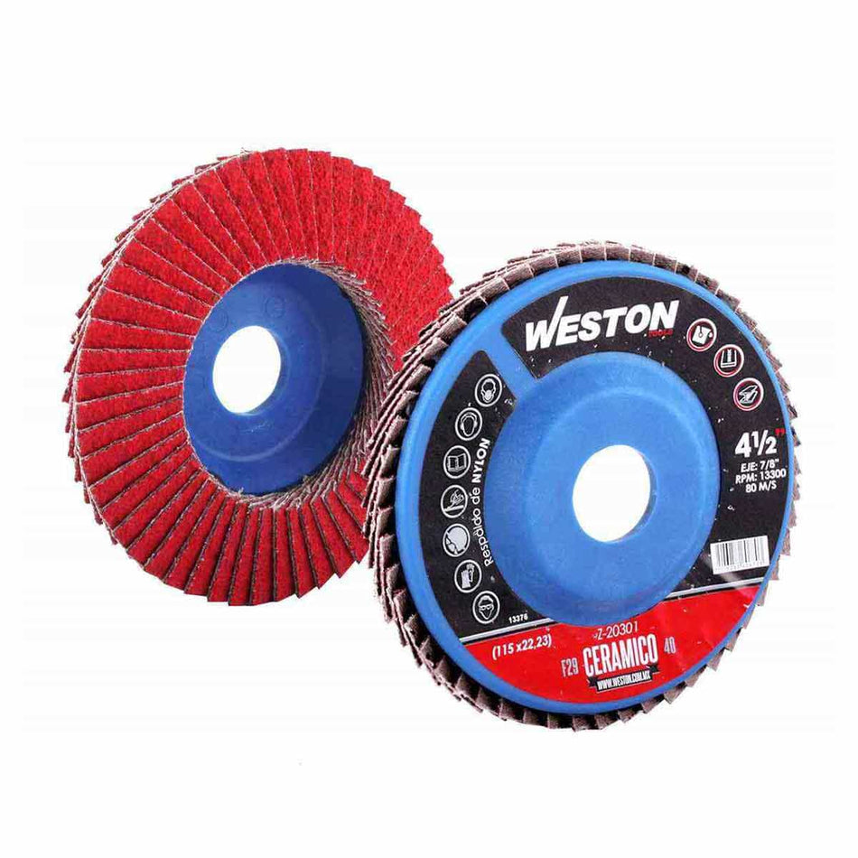 DISCO LAM.CERAMICO C/NYLON  7" X 7/8" G8