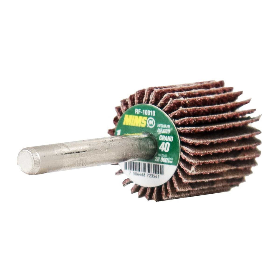 RUEDA FLAP MIMS C/VASTAGO (6MM) G40 1 X
