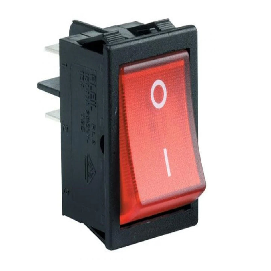 SWITCH DE BALANCIN DE 2 POLOS, 1 TIRO, 2