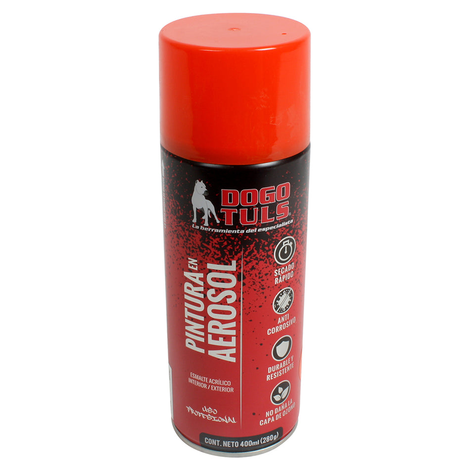 PINTURA AEROSOL BRILLANTE NARANJA DOGOTULS PA4008