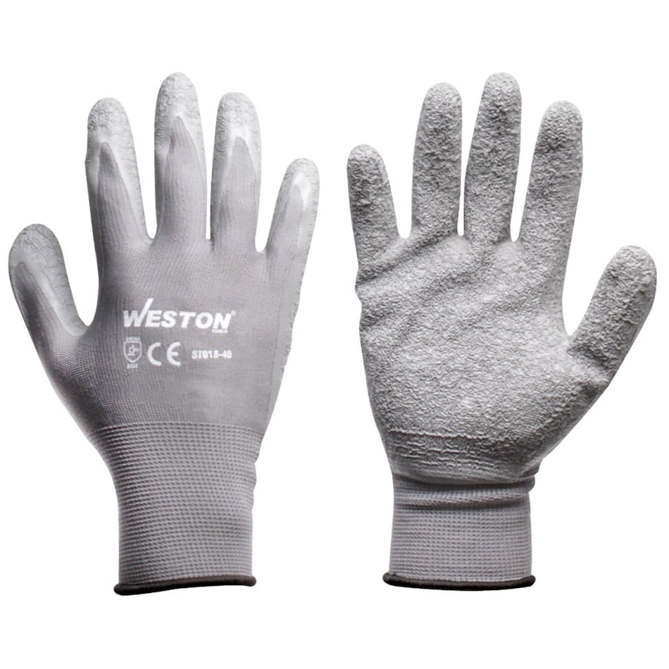 GUANTE LATEX ARRUGA EN PALMA 13G (Precio