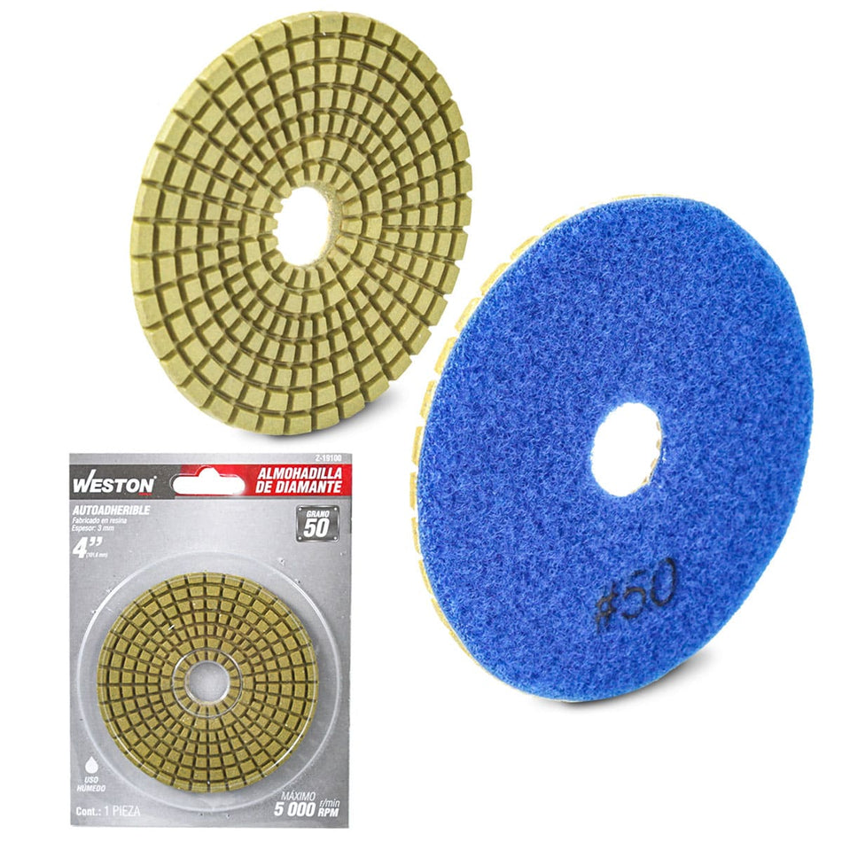 ALMOHADILLA DE DIAMANTE PARA PULIDO 4 G5