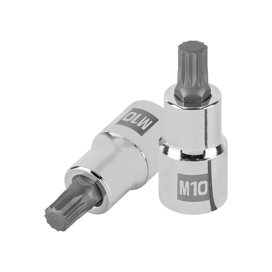 Dado punta corta bristol M10, cuadro 1/2