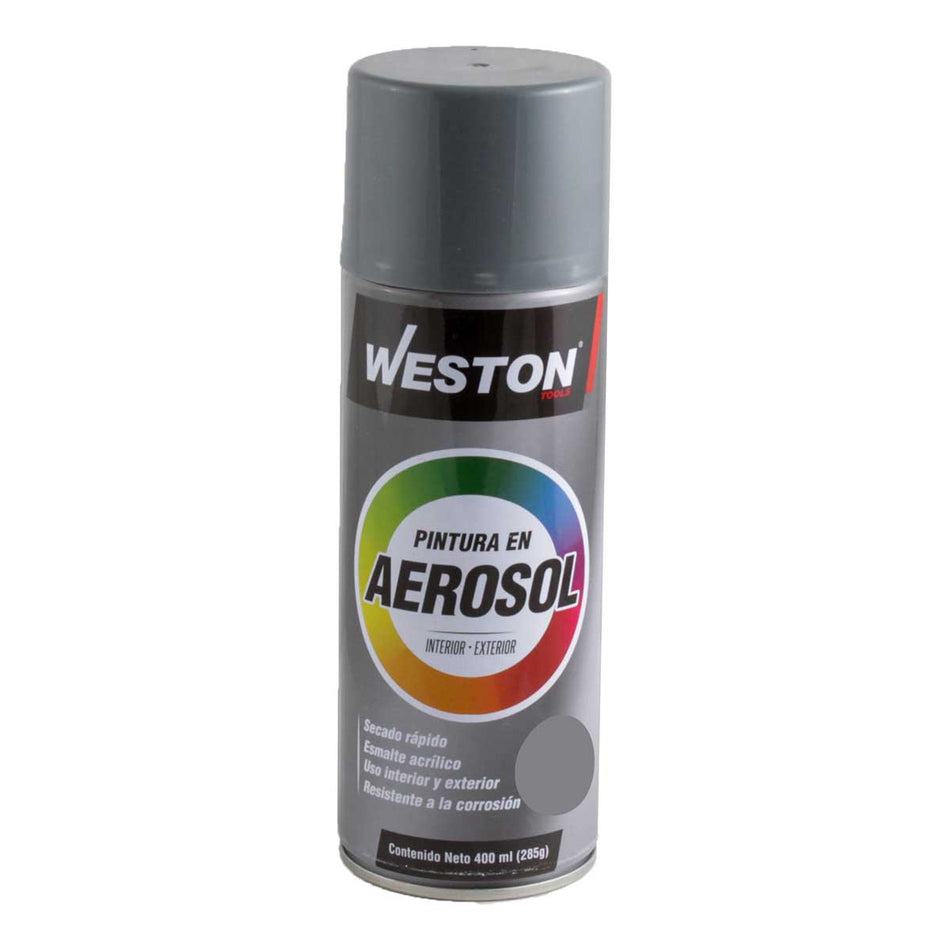 PINTURA EN AEROSOL GRIS CLARO