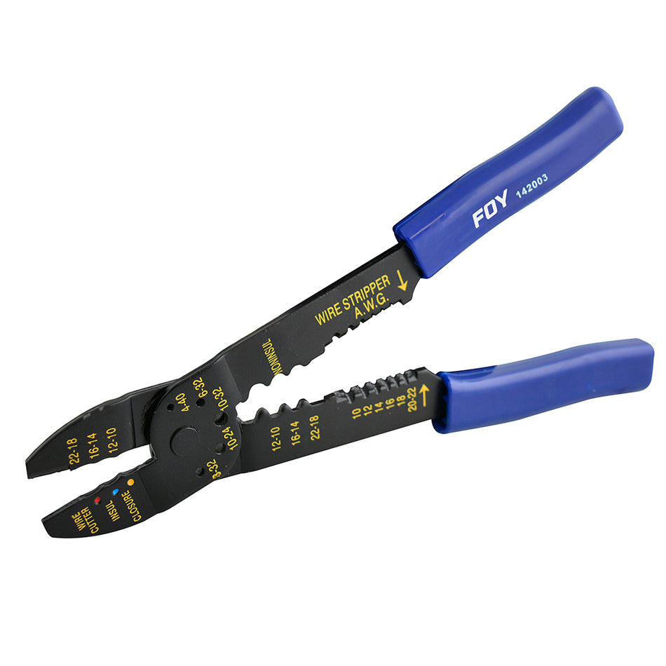 Pinza pelacable 10-22 AWG de 9" Foy 142003