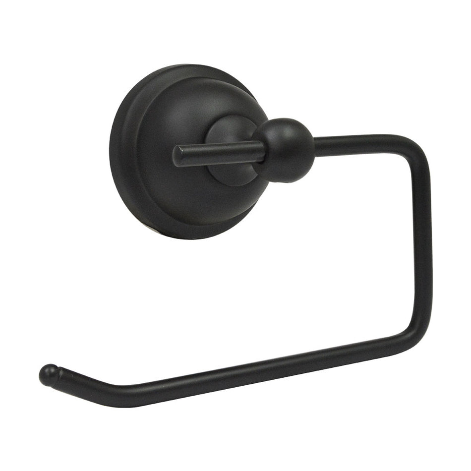 PORTA ROLLO ACABADO NEGRO, RUGO