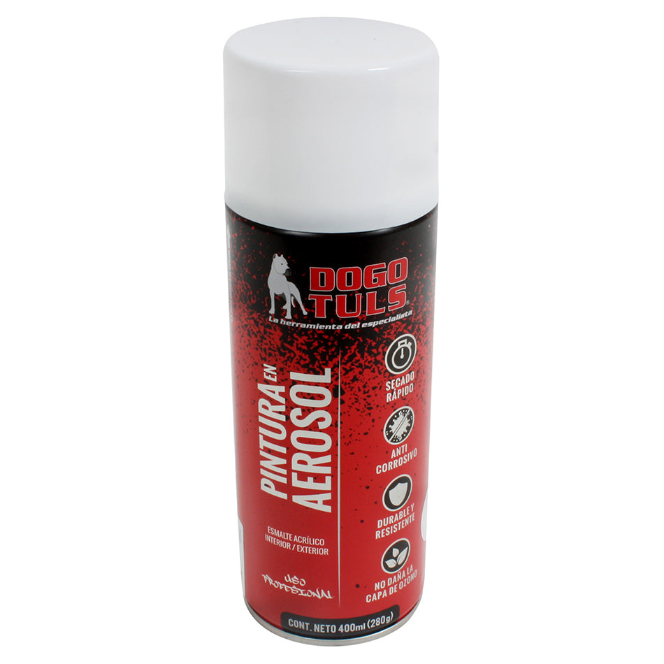 PINTURA AEROSOL MATE BLANCO DOGOTULS PA4035