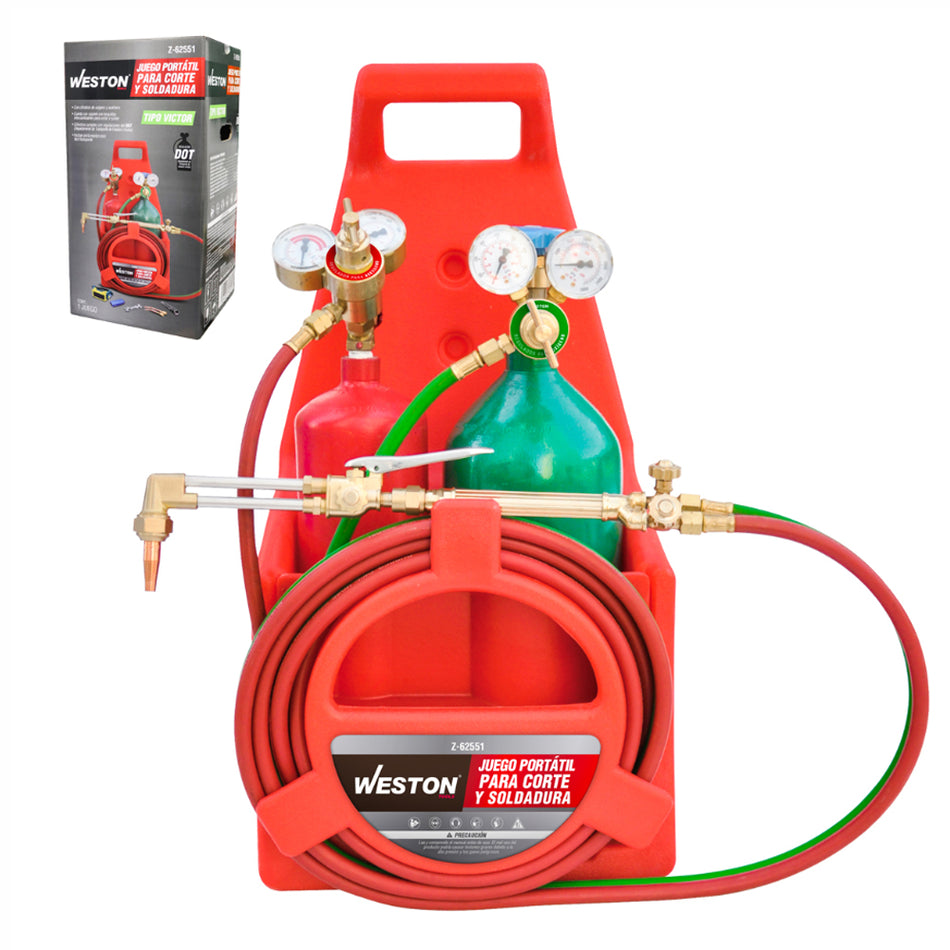 JUEGO PORTATIL PARA CORTE Y SOLDADURA TI