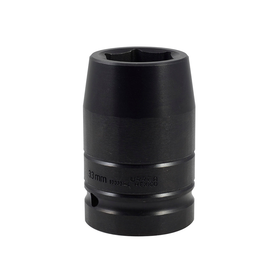 Dado de impacto largo métrico cuadro de 1" para ruedas de camión, 33mm Urrea 10033ML