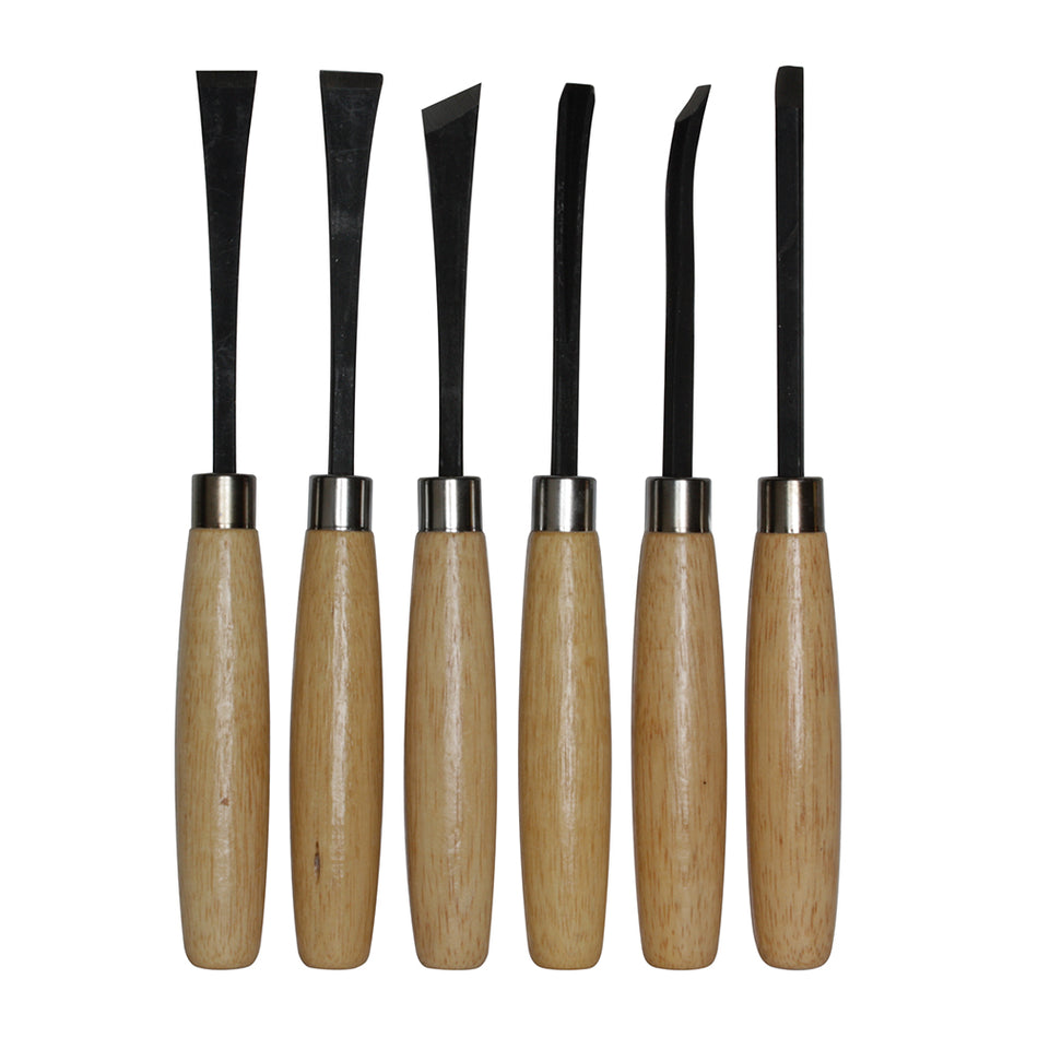 JUEGO GUBIAS 6PZ MANGO MADERA DOGOTULS NH1004