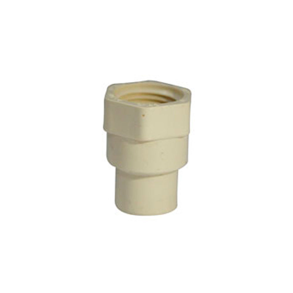 ADAP.HEMBRA C/ANILLO DE GOMA DE CPVC 19M