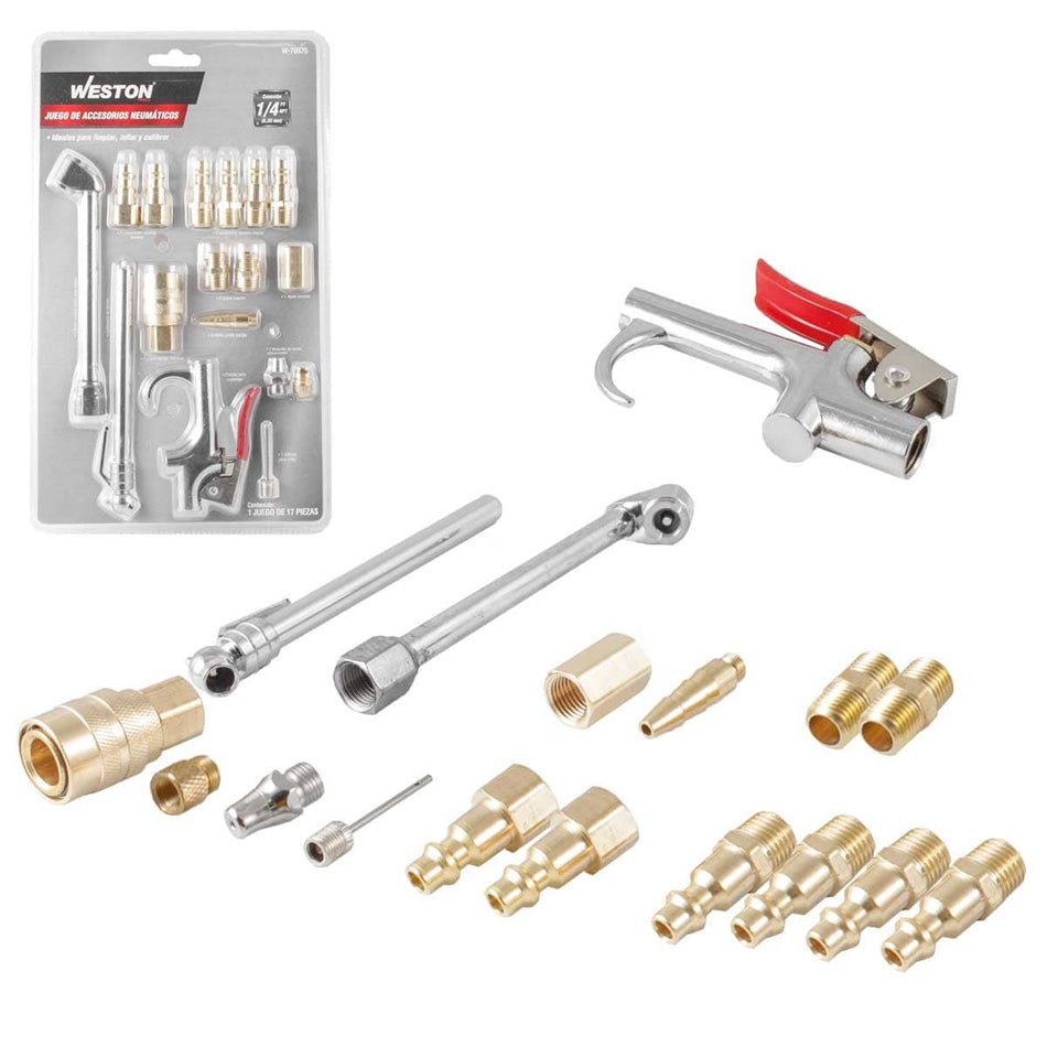 ACCESORIOS PARA COMPRESOR DE AIRE (JGO.