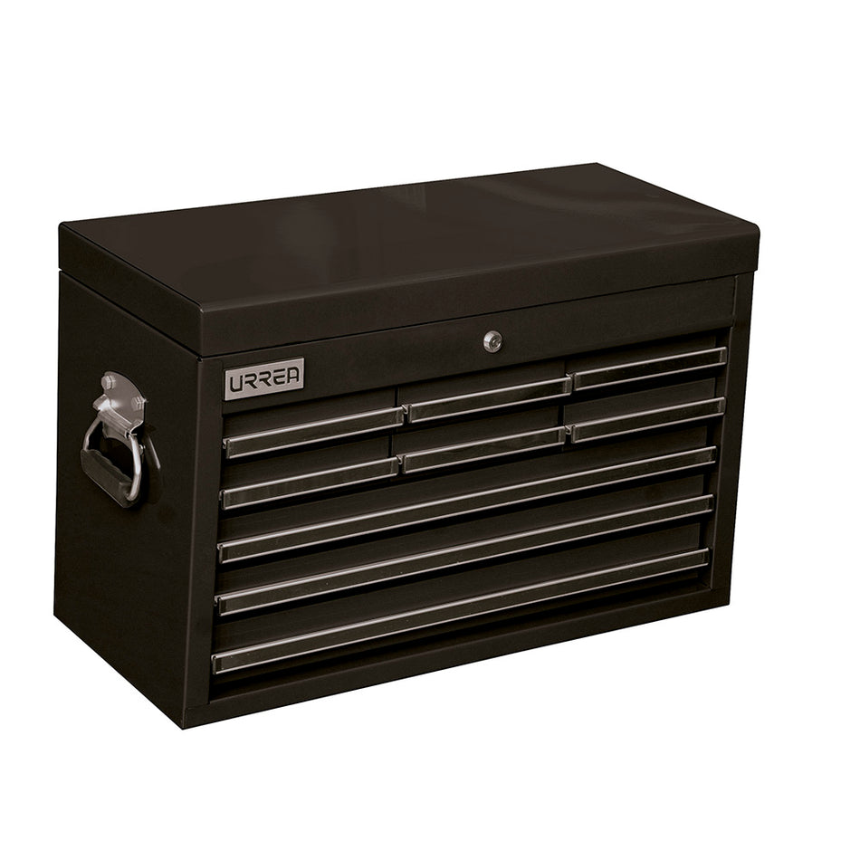 Gabinete superior 9 gavetas color negro serie X 27" Urrea X27S9N
