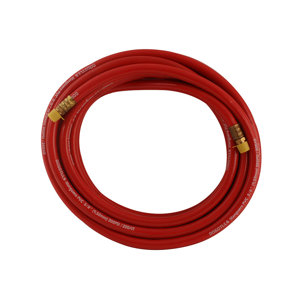MANGUERA PVC 3/8" X 25´ NPT 1/4" 300 PSI DOGOTULS LM1052