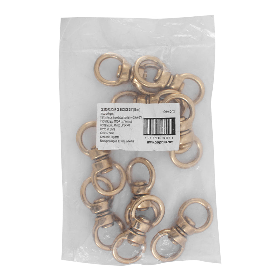 DESTORCEDOR DE LATON SOLIDO 3/4" DOGOTULS SH5038