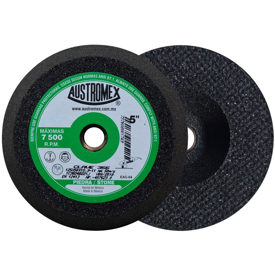 Copa abrasiva de 125 x 50 x 15.9-11 mm p