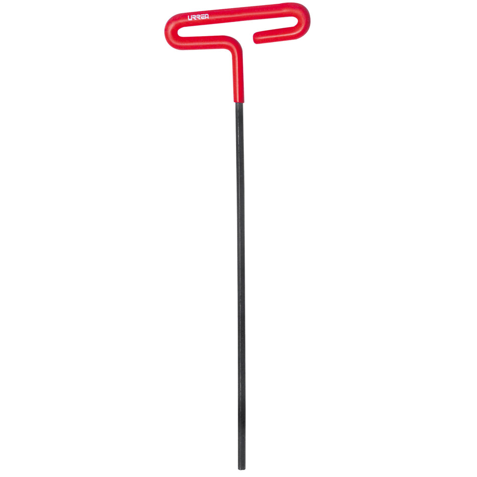 Llave hexagonal larga tipo "T" mango de vinil, en pulgadas, 3/8" Urrea 46424LG