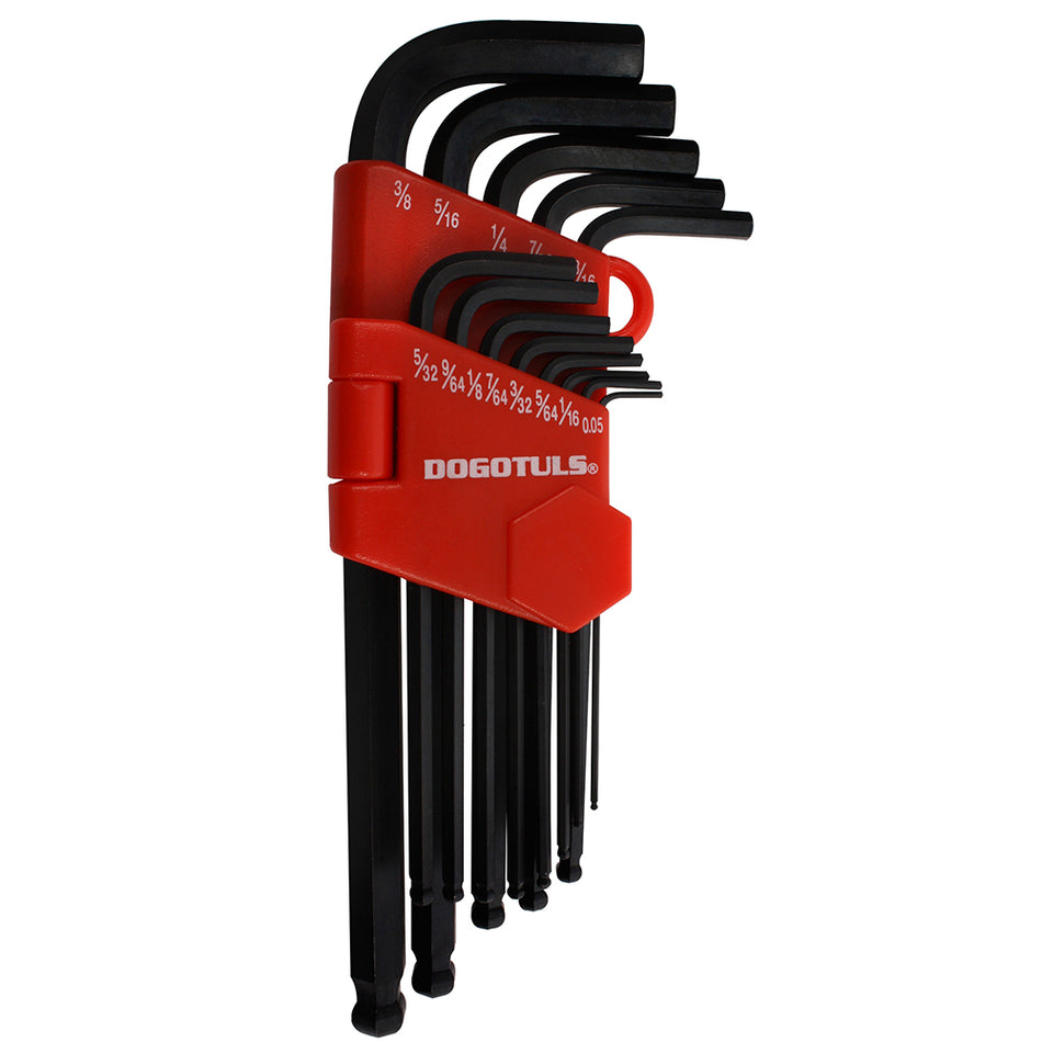 JGO 13 LLAVES BOLA LARGA .05-3/8" HEX DOGOTULS TF2215