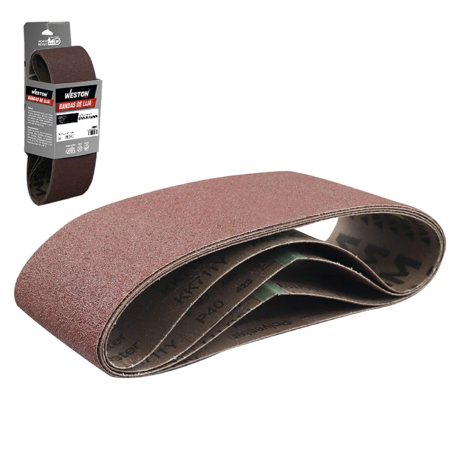 BANDA WESTON ÓXIDO DE ALUMINIO 4"X 24" G